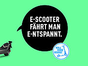 E-Scooter fährt man entspannt